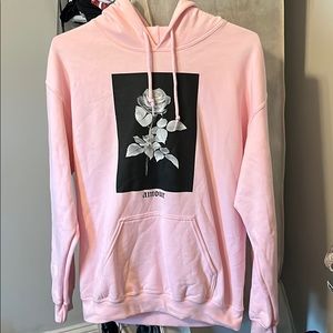 Artist Union Pink flower sweatshirt size M